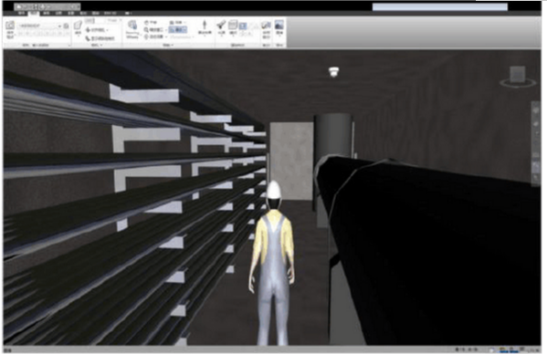 2.利用bim的3d实比例模型进行管线碰撞检查 3.将模型